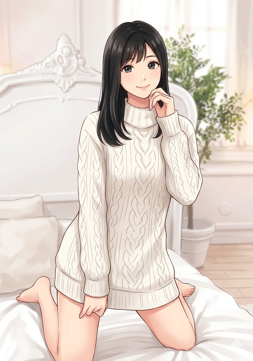 プロフィール写真向けのひざ立ちポーズ